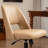 Modern Home Office Chair, Faux Leather Upholstered Swivel Desk Chair, Armless Task Chair with Tilt Back, Height Adjustable Office Chair With Ball Caster, Taupe-568011954