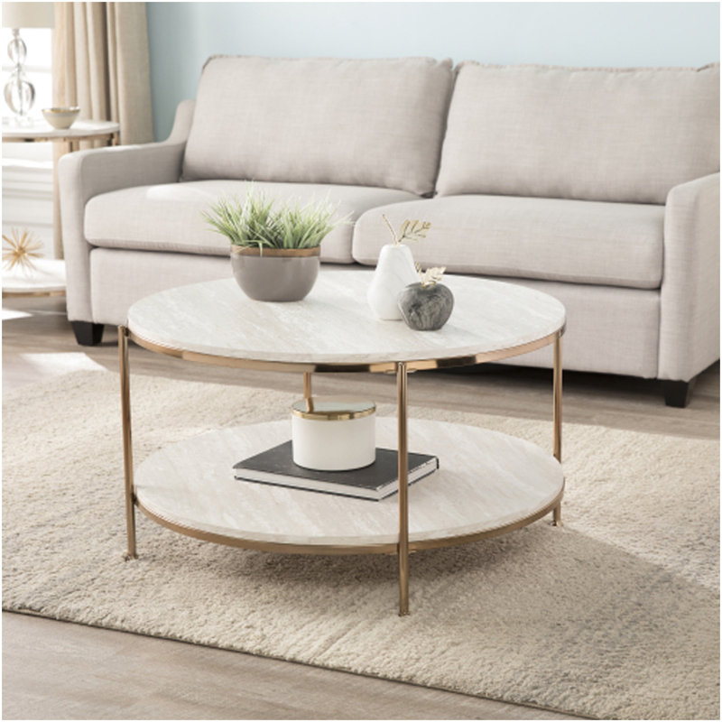 Table basse Silas, Doré