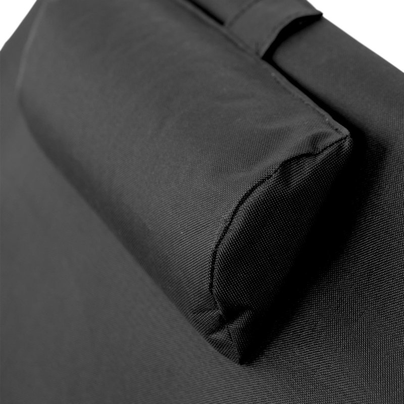 Folding Deck Chair, Black