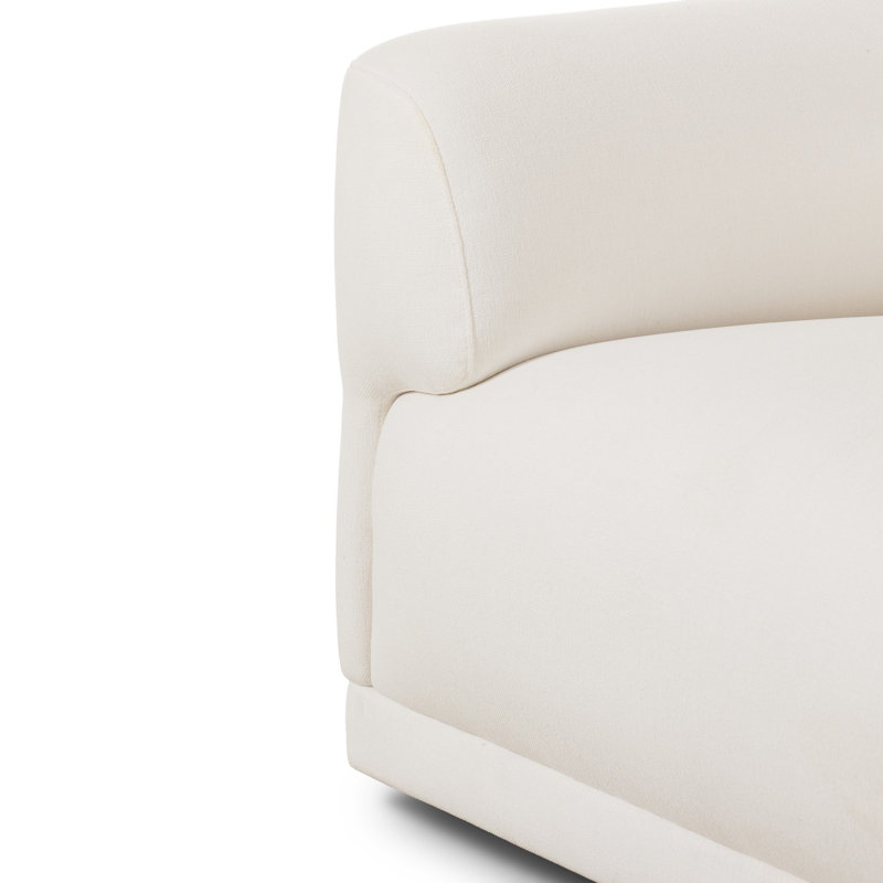 Paulette Swivel Chair-Crypton Nomad Marshmallow