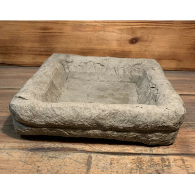 Sibeudu Concrete Single Tier Birdbath