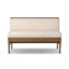 Priscilla Dining Bench-49"-Crypton Wayfarer Snow-309160776