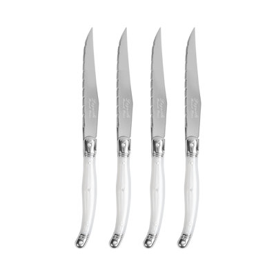 French Home Laguiole Steak Knives, 4-Piece Set
