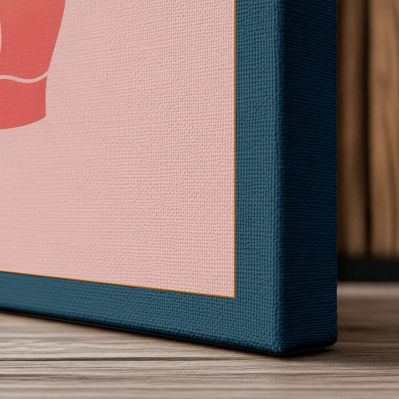 Print, 30x20 - 76.2 x 50.8 cm, Teal Border