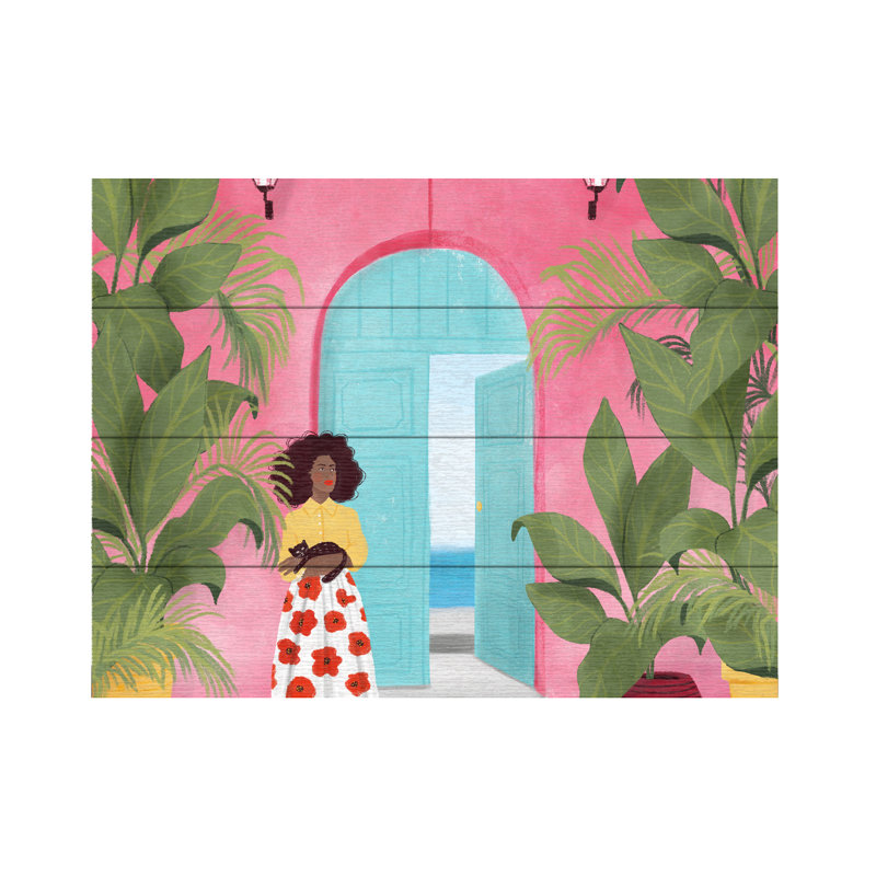 Art de lattes en bois Maja Tomljanovic Cartagena, H 12 po x l 16 po
