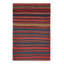 Vintage Kilim In Red With Multicolor Stripes, From Rug & Kilim