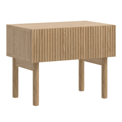 Cantey Nightstand with Legs 50cm Oiled Oak