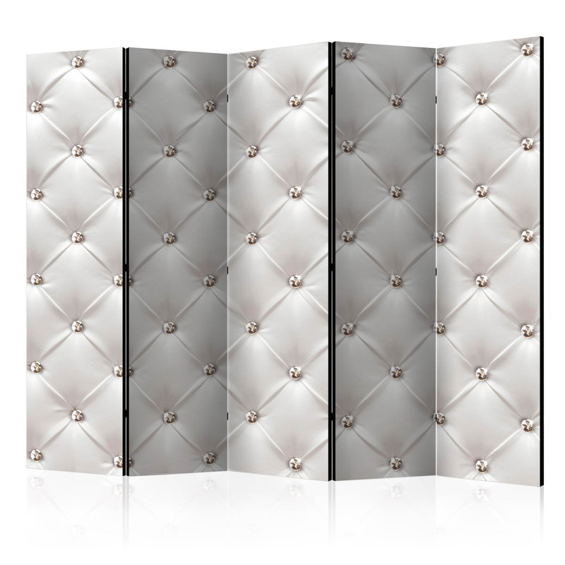 Room Divider - White Elegance II [Room Dividers], 5, 172cm H x 225cm W x 3cm D