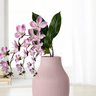 3Pieces Fake Hanging Plants Artificial Jasmine Flower