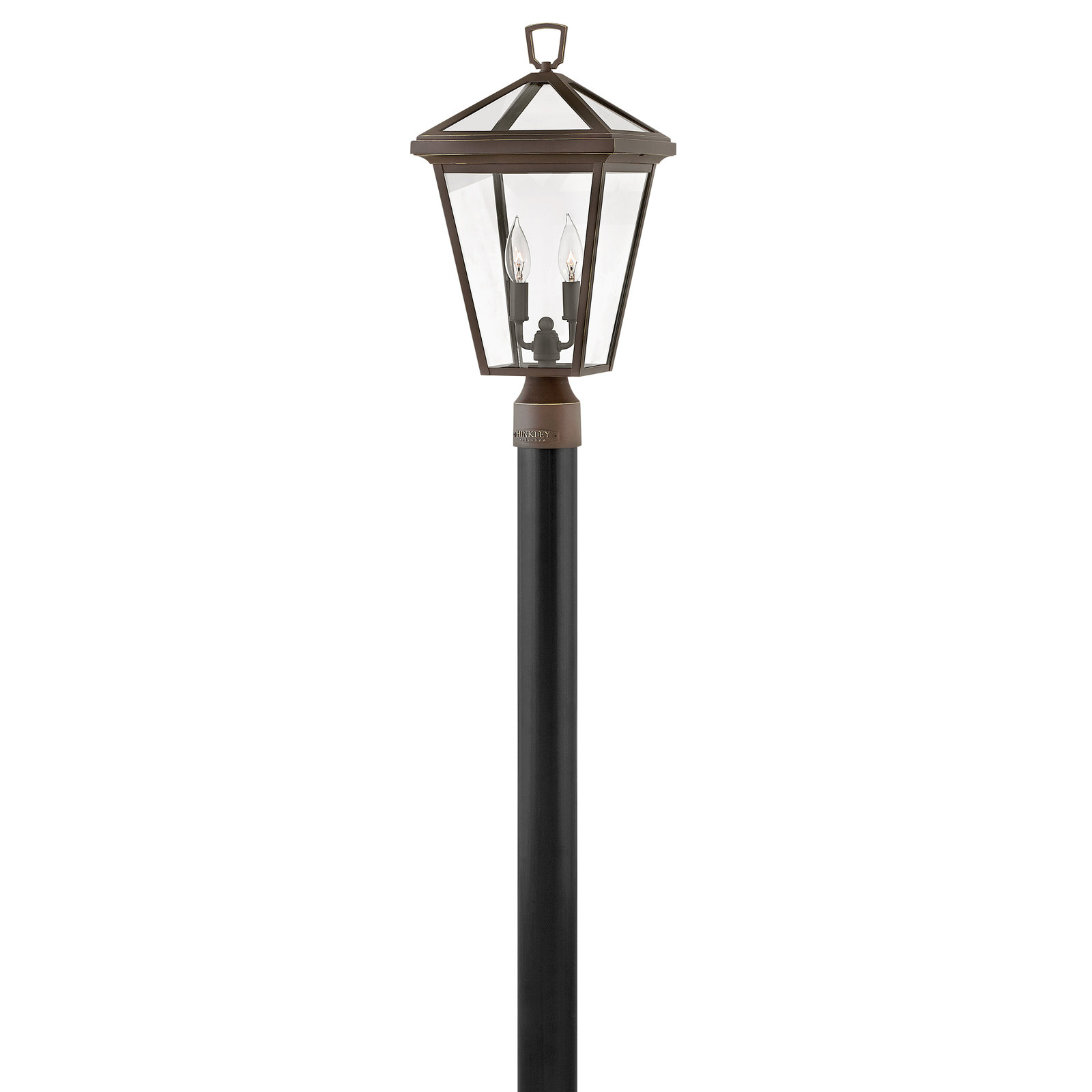 Lalla Transparent Metal Outdoor Lantern Head, Oil Rubbed Bronze