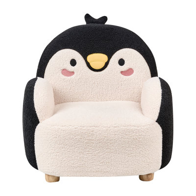 Kids Boucle Armchair Penguin FYN