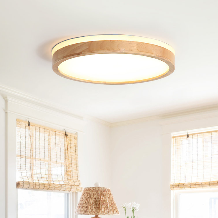 Damiyon 1-Light 30cm Modern Dimmable LED Energy-Saving Ceiling Light Round Flush Mount Lamp
