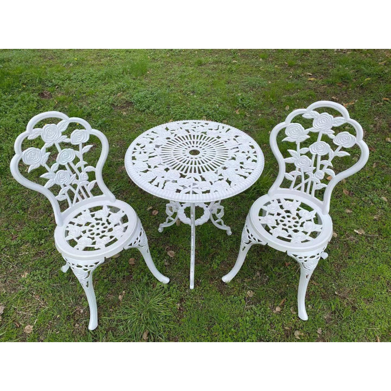 Shauna - Person Patio Conversation Set,  White