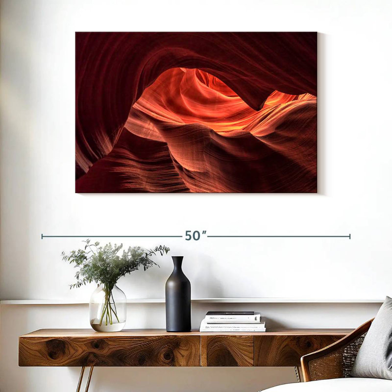Alvord The Fish Lower Antelope Canyon, H 26 po x l 39 po