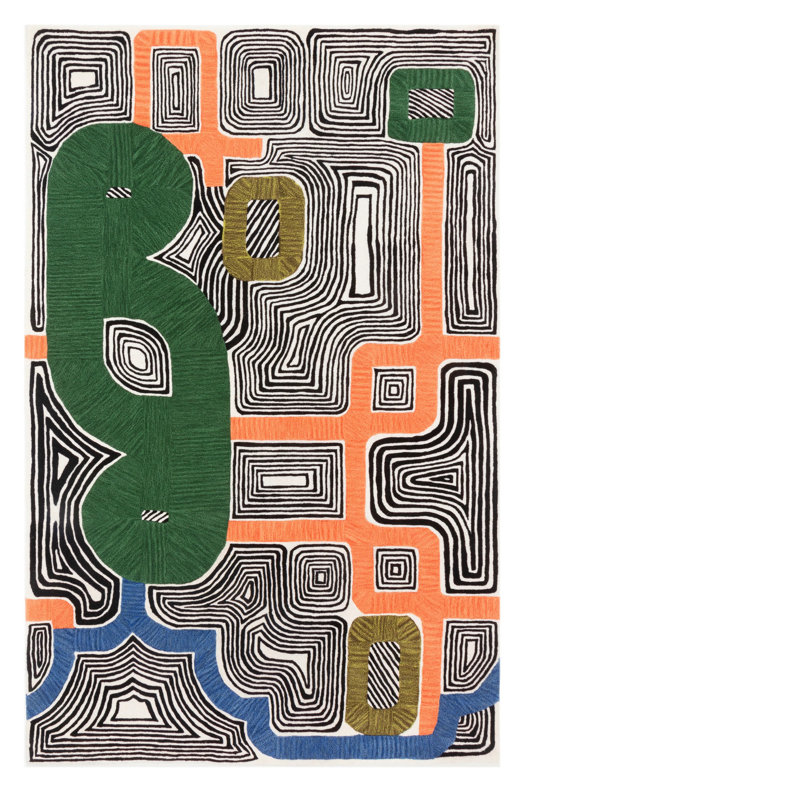 En Allant Aux Baux Cypres Rug, Rectangle 6'7" x 9'11"