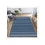 Tapis décoratif lavable à la machine moderne à motif géométrique bleu-506837687