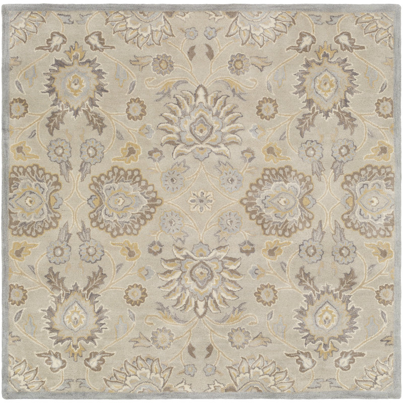 Camden Hand Tufted Wool Oriental Indoor Rug, Square 8'