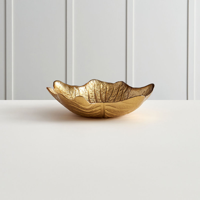 Frisina Glass Decorative Bowl 5, Brown