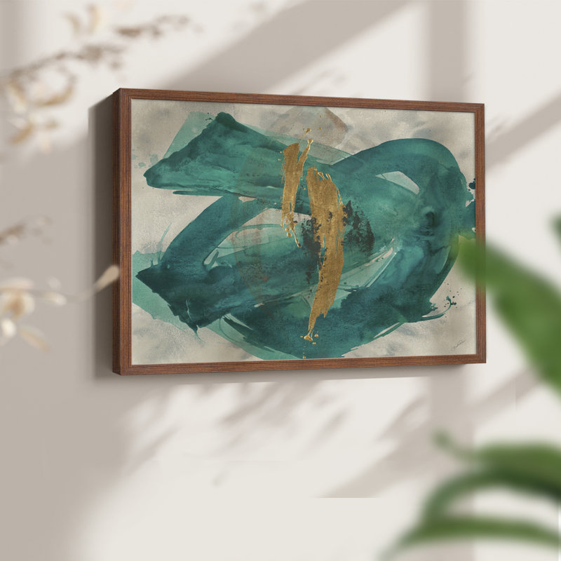 Nexus III -Framed Print - Restickable, 11" H x 14" W, Walnut