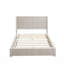 Structure de lit plateforme en bois massif avec tête de lit, aucun sommier nécessaire, conception sur pied, assemblage facile-149119575-149119573