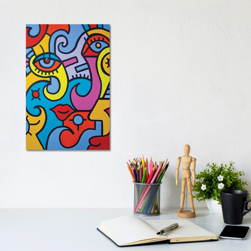 Visual Candy by Billy The Artist - Print on Canvas, 20.32 cm H x 30.48 cm W, Wrapped Canvas