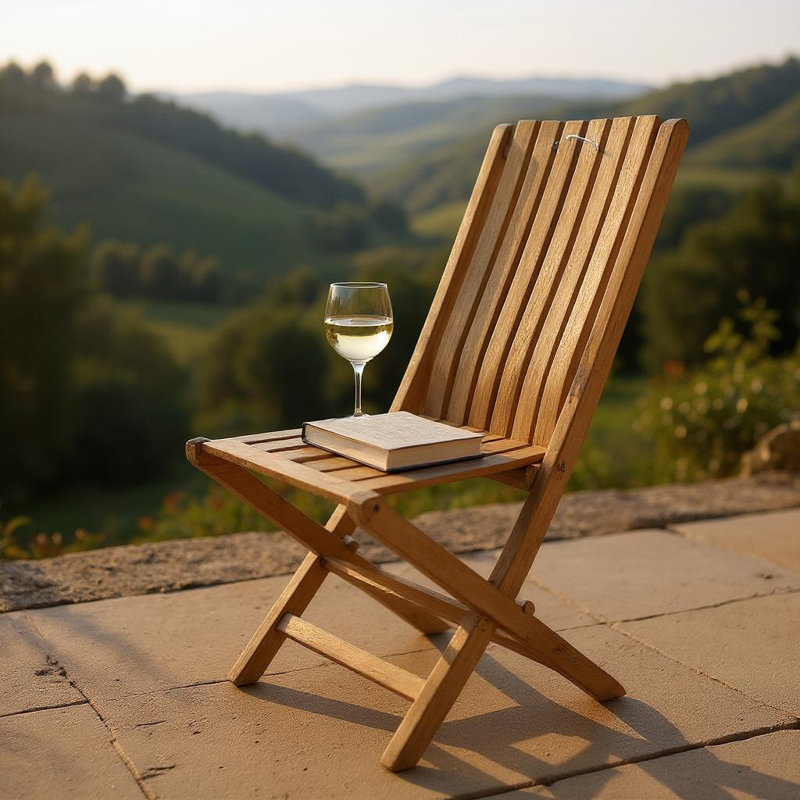 Foldable Outdoor Patio Dining Side Chair