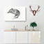 Sketch Of A Chickens Head by Jean Bernard - Wrapped Canvas Print-55318466