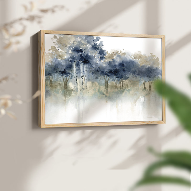 Waters Edge I - Reproduction encadrée - Restickable, Naturel, H 11 po x l 14 po