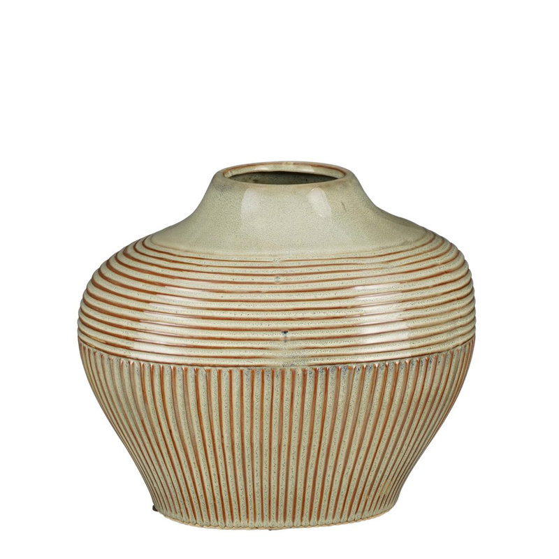 Chimzuru Ceramics Table Vase, Green