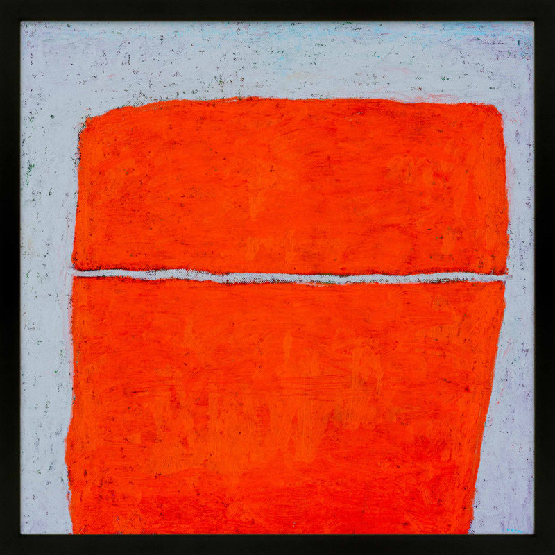 Tangerine Split by Stephanie Dennis, Black, 10" H x 10" W  x 1.25" D