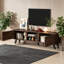 Unfinished TV Stand for TVs up to 65" with Fireplace Included