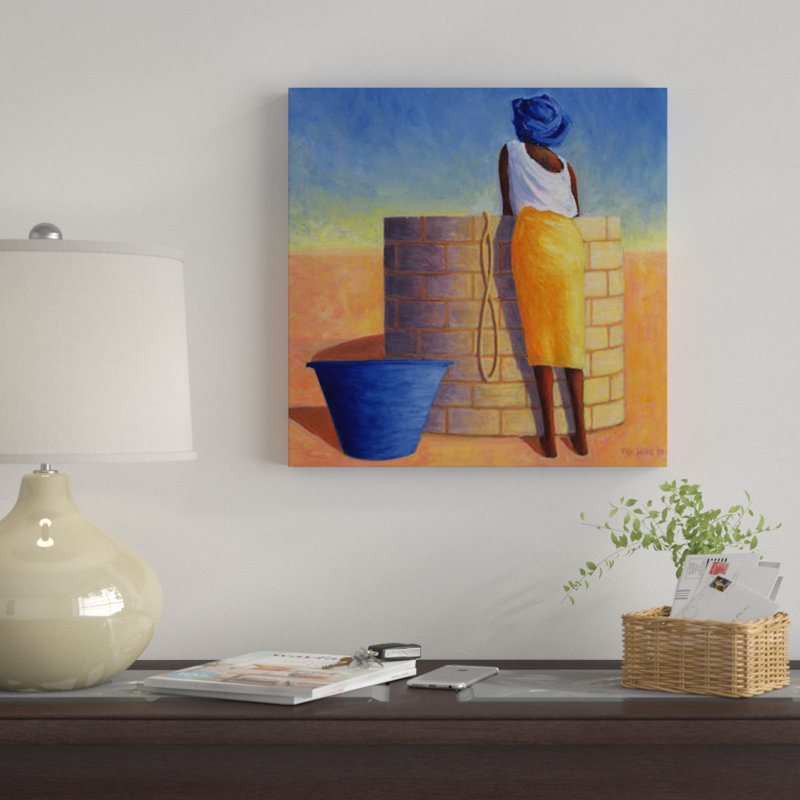 «Well Woman», reproduction sur toile, H 12 po x l 12 po x P 0,75 po, Toile tendue, Pas de tapis