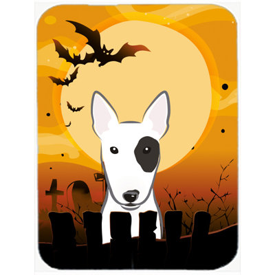 Eila Bull Terrier Glass Cutting Board