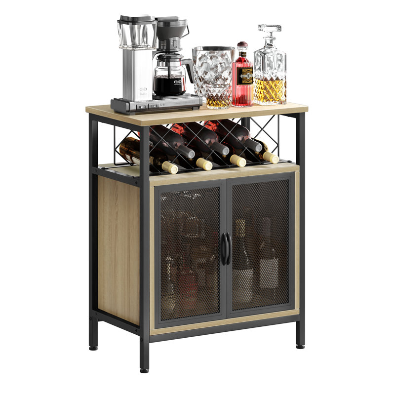 Armoire de bar 23,6 po Jamesandrew, Chêne blanc