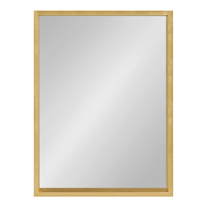 Travis Engineered Wood Mirror, Gold, 24X18