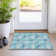 Premium Machine Washable Prisco Teal Rug