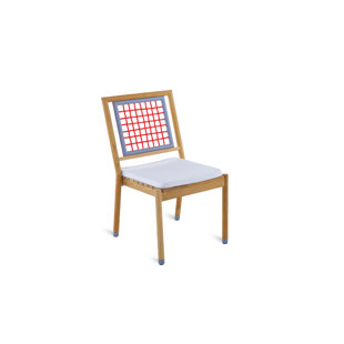 Chaise Quadra avec cordon de saumon