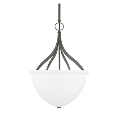 Luminaire suspendu 3 lumières 16,5 po Browne