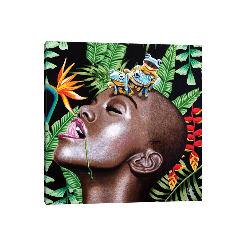 Chlorophyll by Christian Beijer - Print on Canvas, 30.48cm H x 30.48cm W x 1.91cm D, Wrapped Canvas