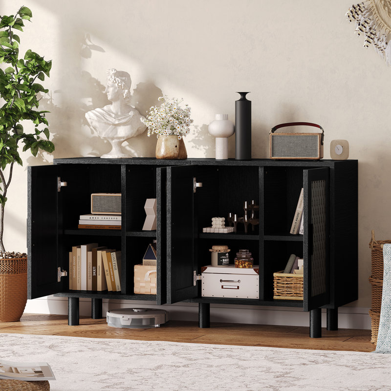 140cm Sideboard, Black