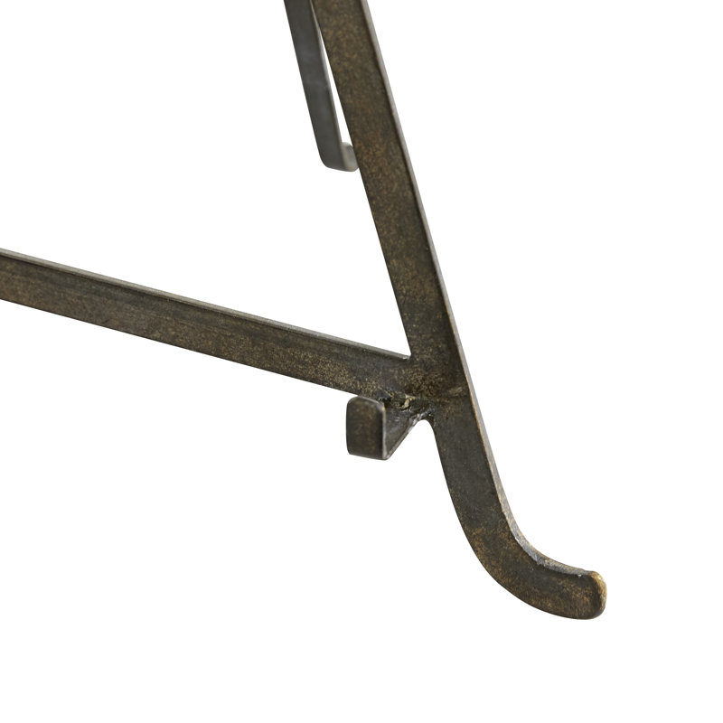 Chevalet en métal avec support pliable Charloette