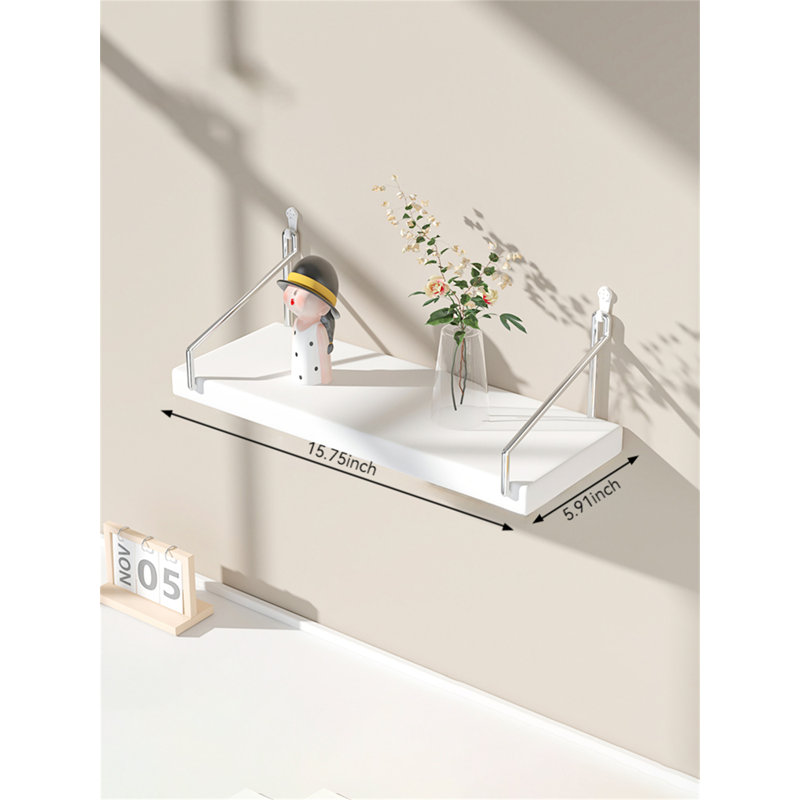 Tablette flottante Aodee, H 5,9 po x l 15,75 po x P 5,9 po