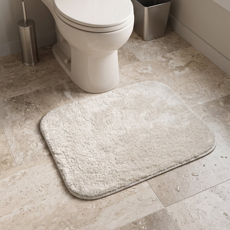Tapis de bain antimicrobien antidérapant Plush Cloud