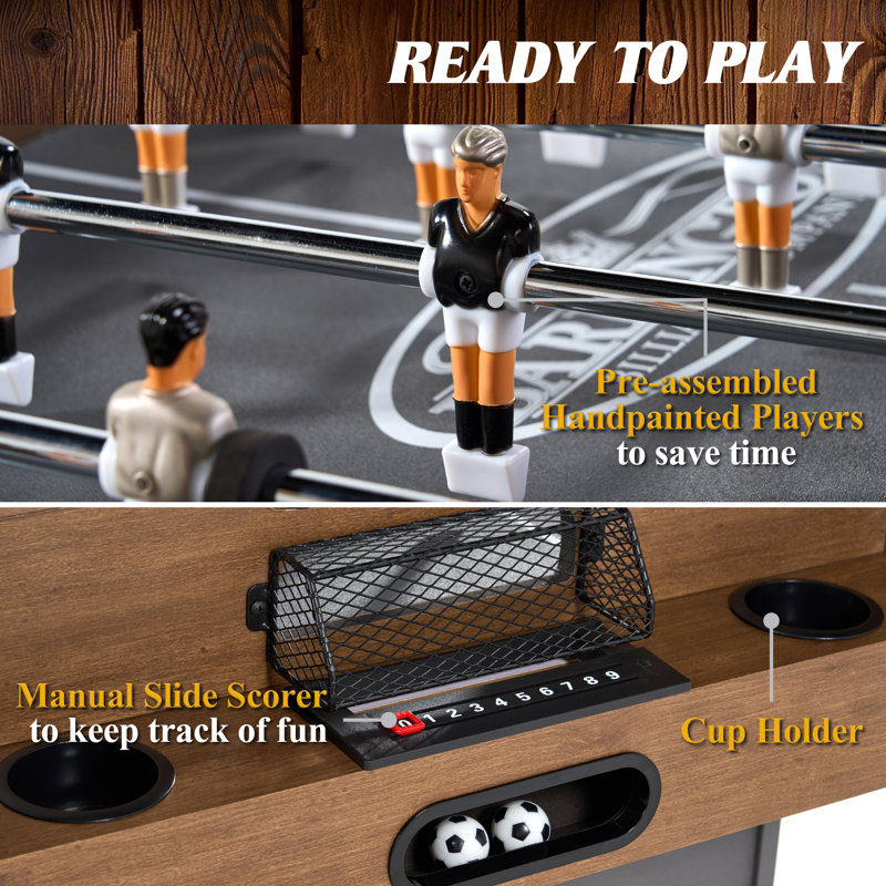 Barrington Urban 3-in-1 Combo Game Table – Foosball, Air Hockey and Table Tennis– Multi Game Table for Home or Game Room