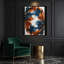 «Watercolor Landscape 7», art mural sur toile noire-1610830022