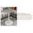 Marble-Top Round Side Table With Tapered Pedestal Base, Ideal For Living Room, Modern Minimalist Design-1195376988-1195376990