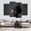 Bizarre Woman Portrait Multi Piece Canvas Print-92763849