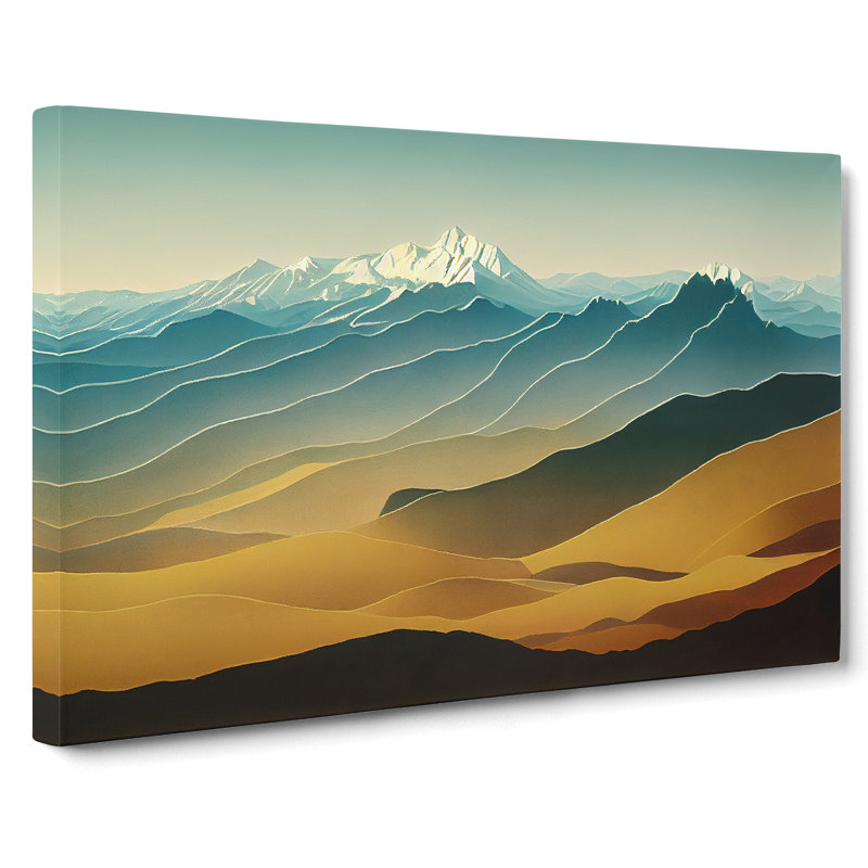 Enchanting Mountain Landscape - Wrapped Canvas, 40cm H x 60cm W x 3cm D
