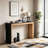 59in Modern Wood Console Table