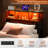 Kulthum Upholstered Headboard with Storage Bags-1151887798-1151887796